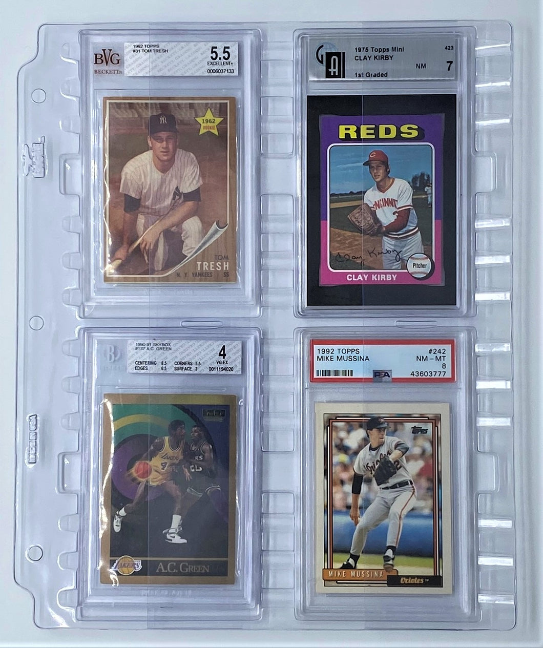 Eagle Album Pages for Graded Sports and Collectible Cards (No Album)